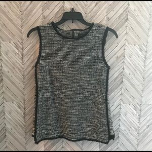 Banana Republic sleeveless boule blouse size XS